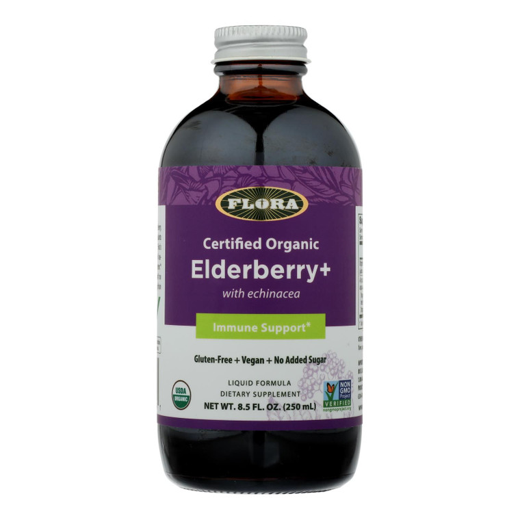 Flora - Elderbry Plus Immune - 1 Each-8.5 Fz - J C Herbal Products