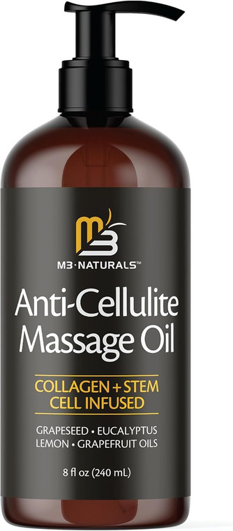 Collagen Body Massage Oil for Smooth Skin and Cellulite - J C Herbal Products