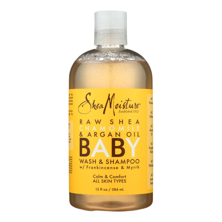 Shea Moisture - Baby shampoo/Wash Shea Cham - 1 Each-13 Oz - J C Herbal Products