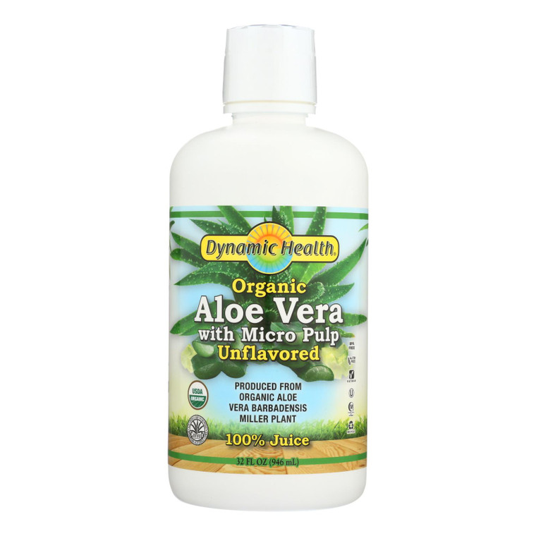 Dynamic Health Organic Aloe Vera Juice With Micro Pulp - 32 Fl Oz Dynamic Health Organic Aloe Vera Juice With Micro Pulp - 32 Fl Oz