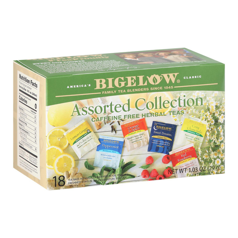 Bigelow Tea Assorted Herb Tea - Case Of 6 - 18 Bag Bigelow Tea Assorted Herb Tea - Case Of 6 - 18 Bag