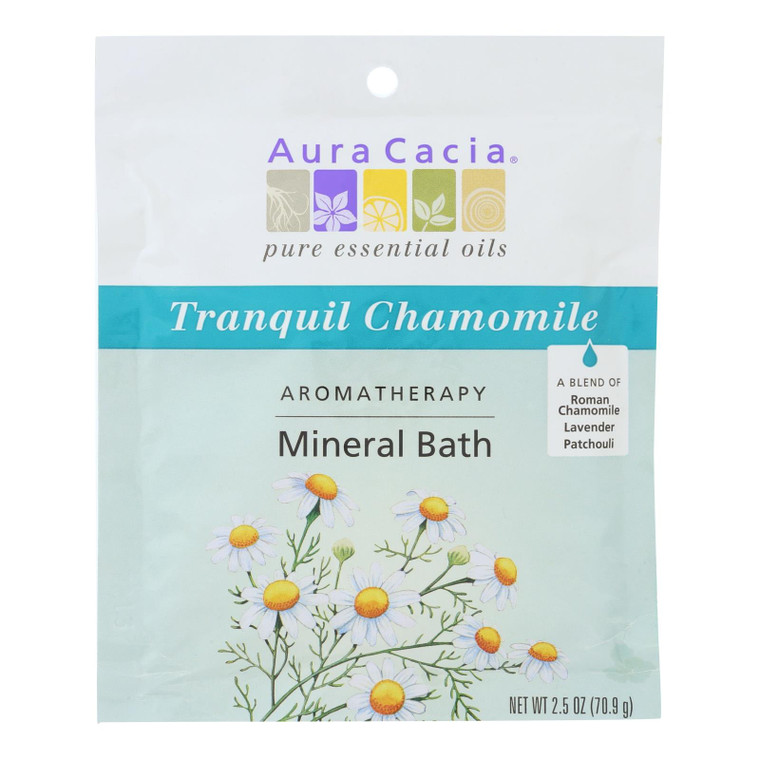 Aura Cacia - Aromatherapy Mineral Bath Tranquility - 2.5 Oz - Case Of 6 Aura Cacia - Aromatherapy Mineral Bath Tranquility - 2.5 Oz - Case Of 6