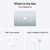 MacBook Air 15.3in - Sky Blue - M4 (10C CPU / 10C GPU) - 16GB - 256GB SSD