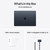 MacBook Air 15.3in - Midnight - M4 (10C CPU / 10C GPU) - 16GB - 256GB SSD