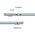 MacBook Air 15.3in - Sky Blue - M4 (10C CPU / 10C GPU) - 24GB - 512GB SSD