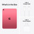 iPad 11in (A16 - 11th Gen) Wi-Fi 256GB - Pink