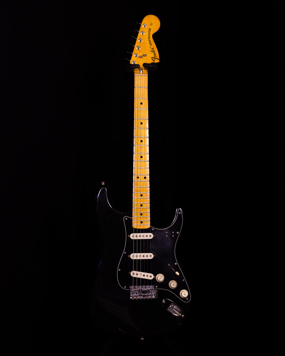 Shop online for FENDER 1976 STRATOCASTER BLACK IN OHSC in