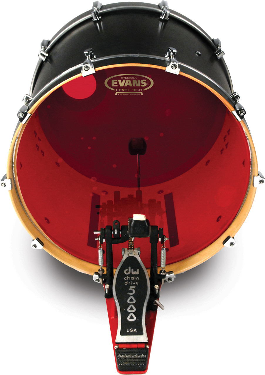 red hydraulic drum heads