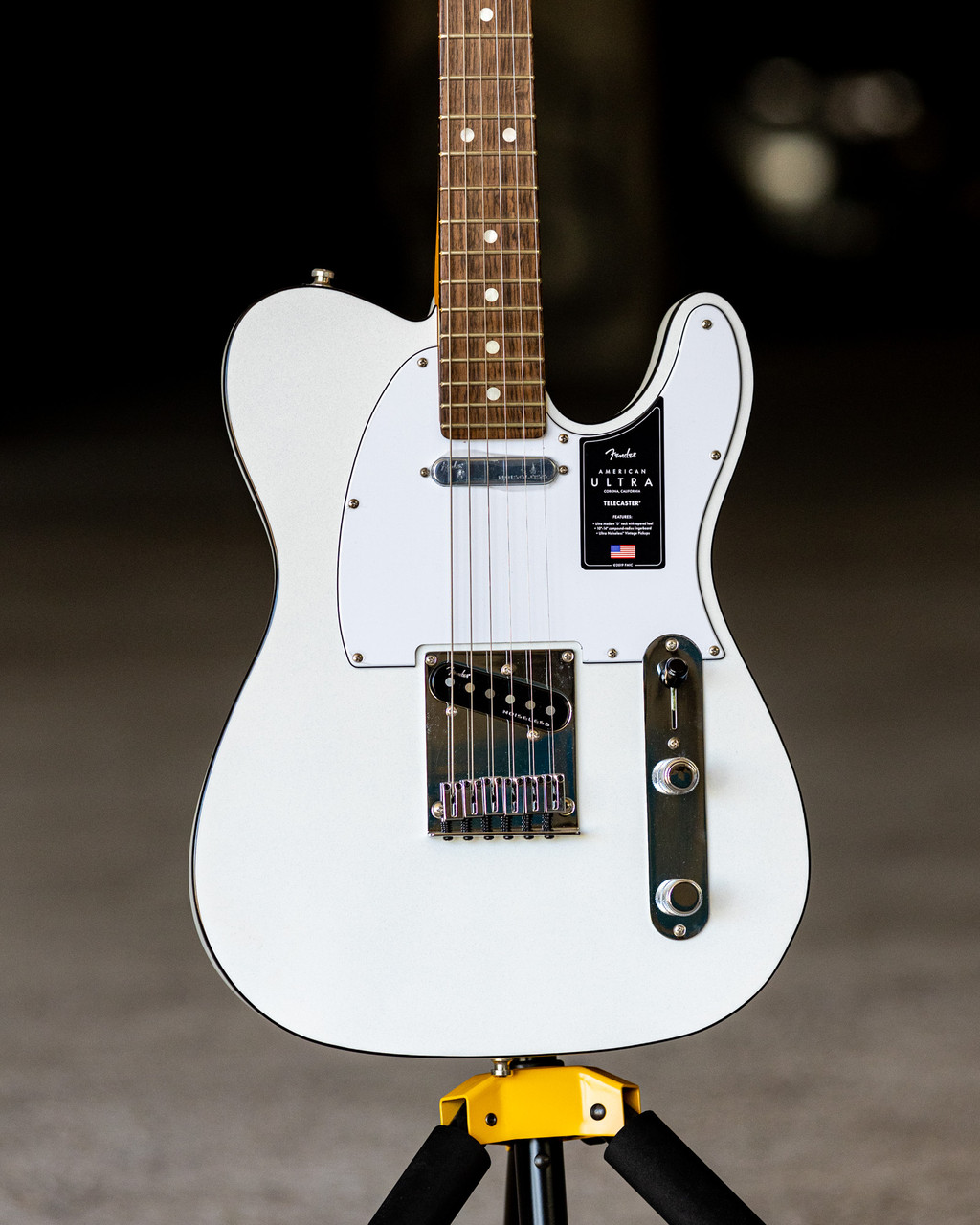 fender ultra telecaster arctic pearl