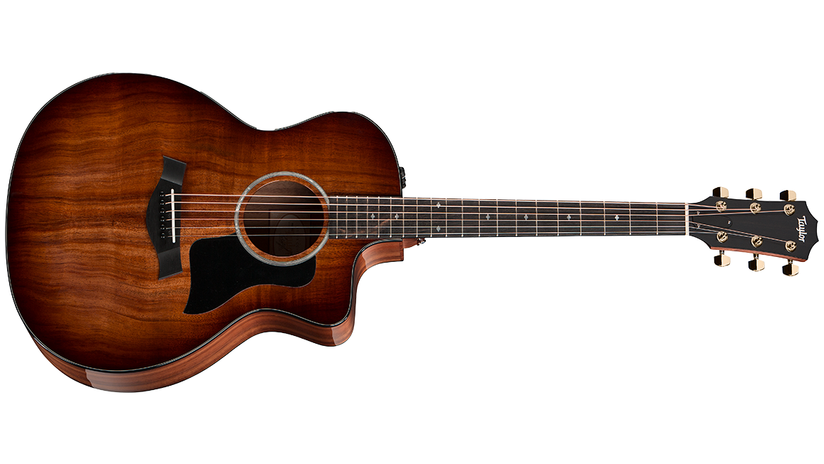 Taylor 224ce-K DLX - Shaded Edgeburst with Layered Koa Back