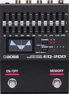 ギター BOSS EQ-200 Graphic Equalizer BOSS EQ200 - Graphic Equaliser On sale at Guitar World Australia