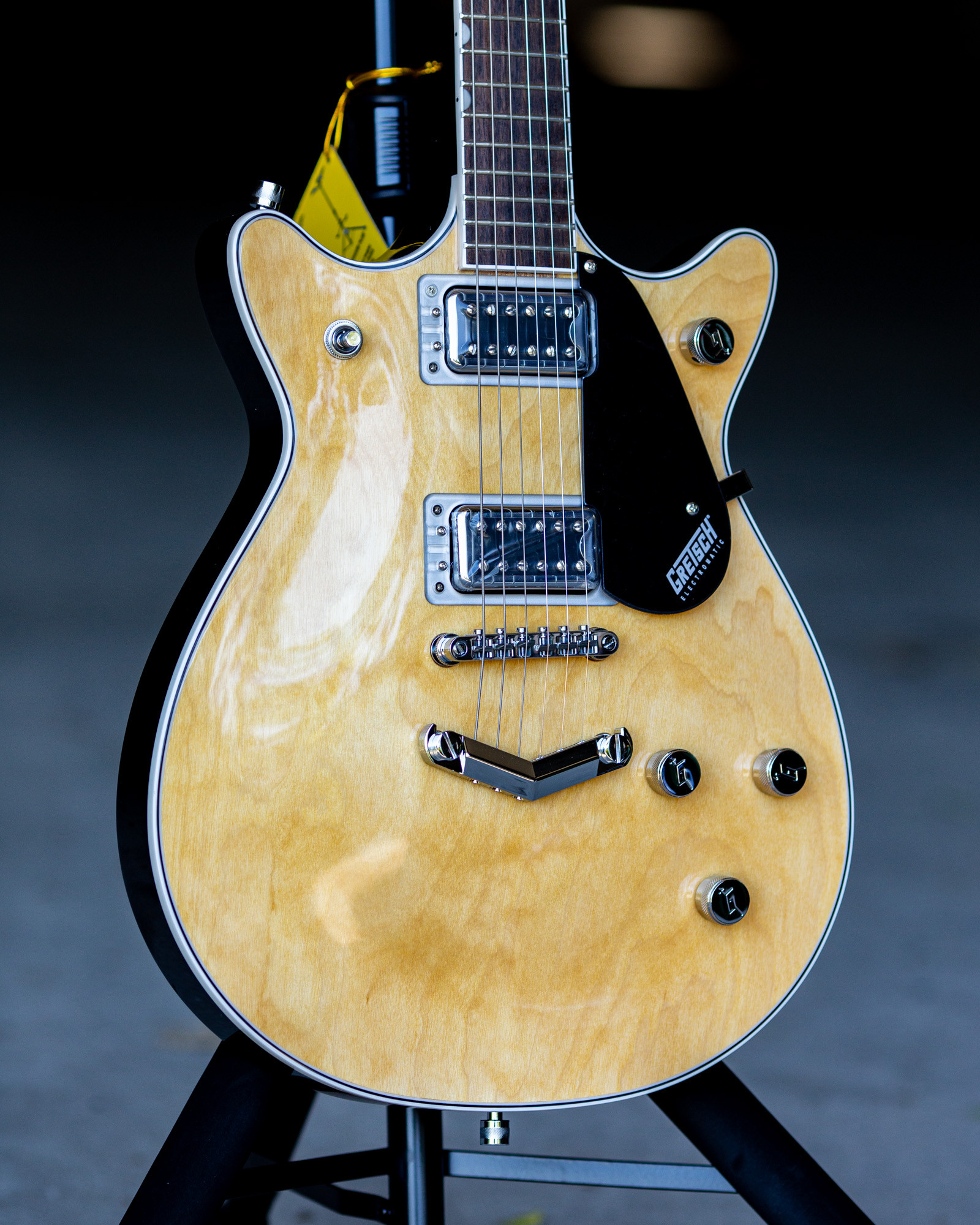 Gretsch G5222 ELECTROMATIC DOUBLE JET BT WITH VSTOPTAIL Aged Natural