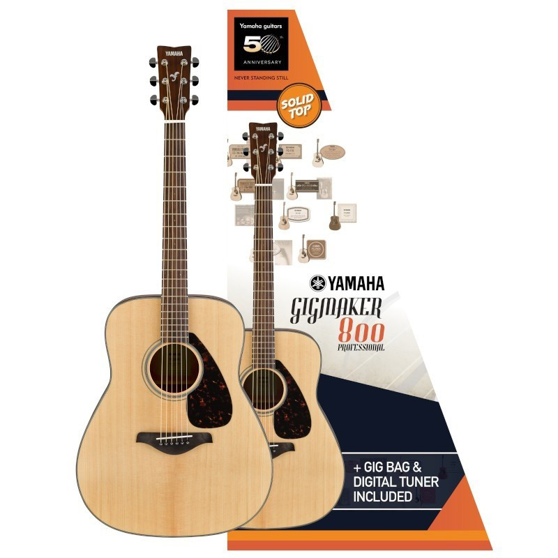 Yamaha FG800 Gigmaker Acoustic Guitar Pack Guitar World Gold Coast