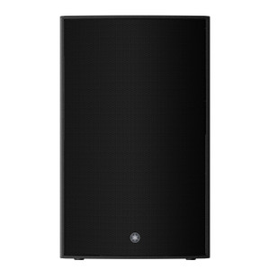 Yamaha DZR315 15-inch three-way powered speaker in black, front view