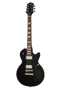 black and white les paul guitar