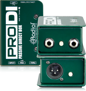 Radial ProDI 1-channel Passive Instrument Direct Box Radial ProDI 1-channel Passive Instrument Direct Box