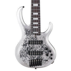 Ibanez BTB25TH6SLM 6 String Electric Bass Guitar Silver Blizzard Matte