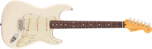 Fender American Professional Stratocaster, Rosewood Fingerboard, Olympic White, full front view