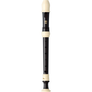 Yamaha YRS-302BIII Soprano Recorder, three-piece ABS resin soprano recorder, front view