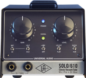Universal Audio Solo 610 Classic Tube Recording Channel Mic Pre D Universal Audio Solo 610 Classic Tube Recording Channel Mic Pre D