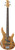 Yamaha TRBX174EW bass with exotic wood top in Natural, front view
