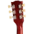 Back of the Gibson SG Standard '61 headstock with Vintage Deluxe tuners and Made in USA stamp