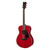 Yamaha FS820BL Concert in Black, back view of the mahogany back and neck