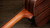 Mahogany neck heel meeting the body at the rosewood side