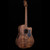 Pratley Classic D-SCE-BWBW All Blackwood Dreadnought Cutaway - front view showing the figured solid blackwood top, black pickguard and cutaway