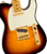 Maple fingerboard detail with black dot inlays and medium jumbo frets
