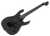 S by Solar AB4.6 FRC Electric Guitar – Carbon Black Matte — angled body view