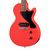Radiant Red body with black pickguard and a single P-90 PRO pickup