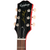 Kalamazoo-style headstock with Les Paul Junior logo