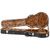 Hardshell case interior with leopard print lining