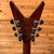 Dean USA ML Slime headstock rear - MADE IN U.S.A. stamp and serial number on natural mahogany