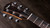Taylor 117e headstock with chrome tuners and white nut