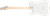 Fender John 5 Ghost Telecaster rear view showing the Arctic White body, six string-through-body ferrules and the satin maple neck