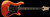 PRS SE NF3 in Metallic Orange, full front view with black pickguard, three Narrowfield pickups and rosewood fretboard