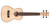 Cordoba 24C concert ukulele, full front view with solid spruce top and padauk binding
