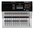 Yamaha TF3 24-channel digital mixing console, front view of the touchscreen and motorised faders