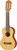 Yamaha GL1 Guitalele in Natural, front view of the spruce top and body