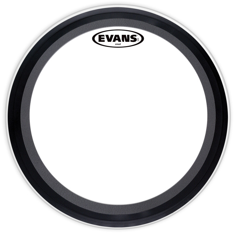 Evans EMAD Clear Bass Drum Head, 24 Inch