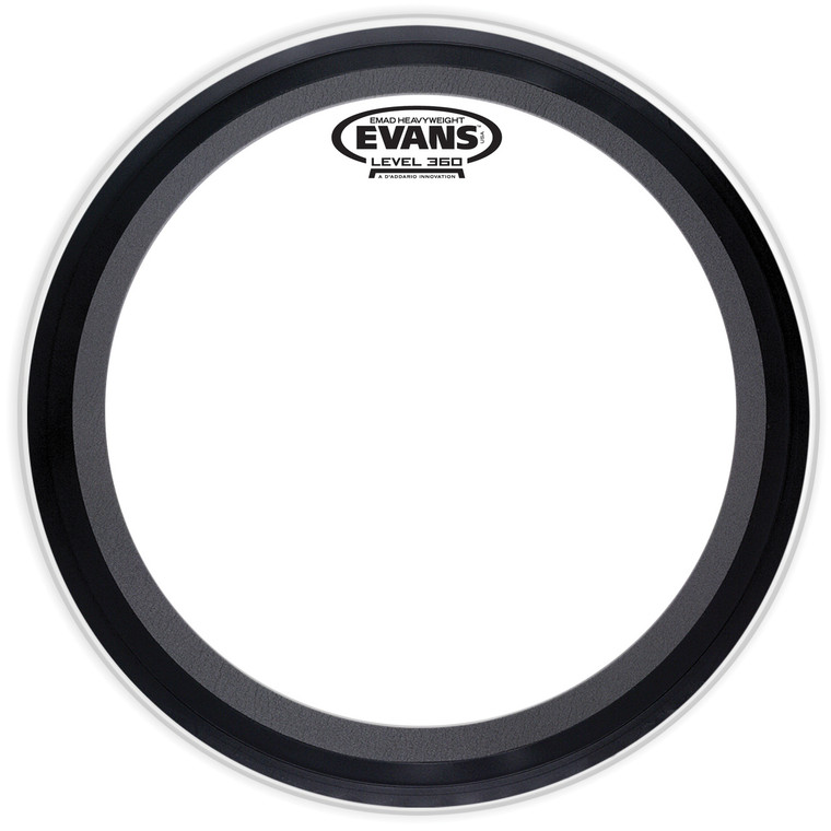 Evans EMAD Heavyweight Clear Bass Drum Head, 26 Inch