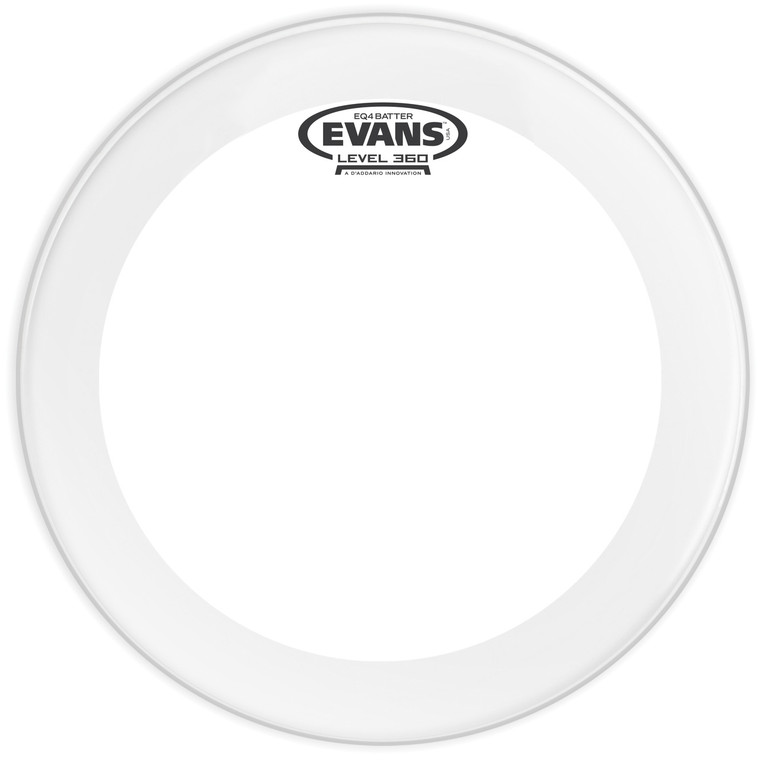 Evans EQ4 Clear Bass Drum Head, 26 Inch