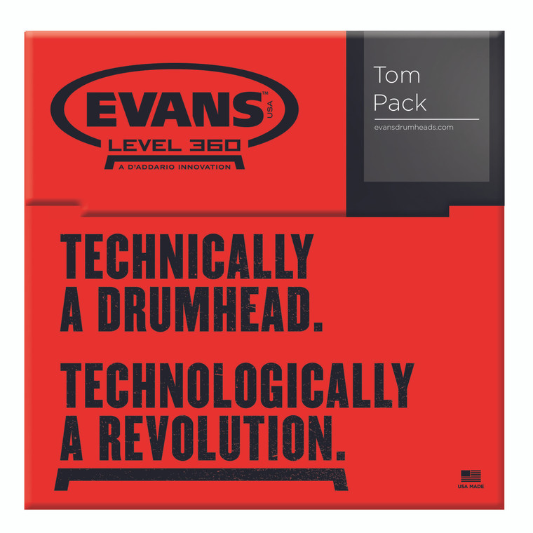 Evans G12 Tompack Coated, Fusion (10 inch, 12 inch, 14 inch)