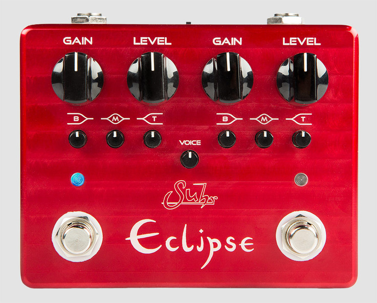 SUHR ECLIPSE DUAL OVERDRIVE/DISTORTION PEDAL