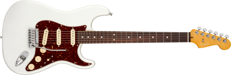 Fender American Ultra Stratocaster, Rosewood Fingerboard, Arctic Pearl