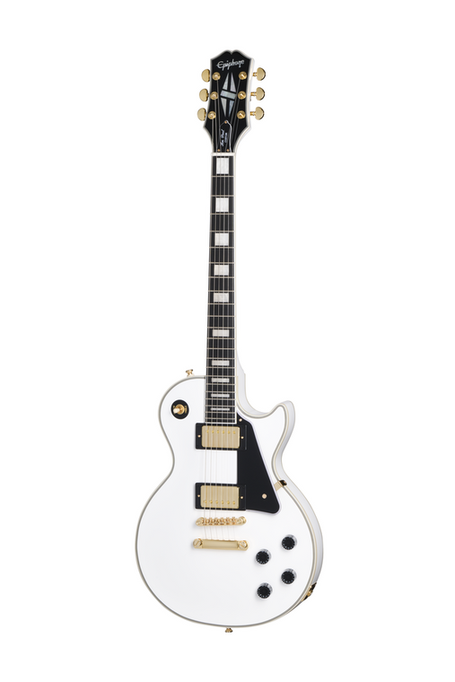EPIPHONE LES PAUL CUSTOM INCL PREM BAG ALPINE WHITE