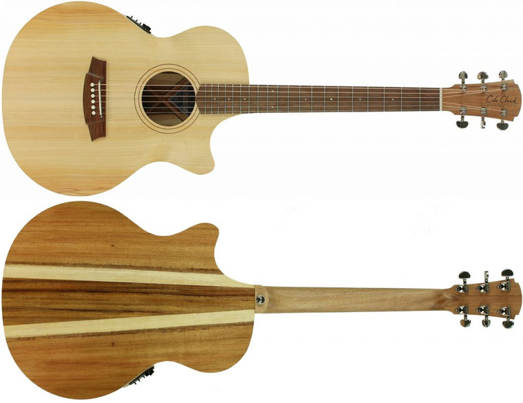 Cole Clark SAN1EC-BB Bunya Blackwood Acoustic Angel Guitar World Qld Ph 07 55962588