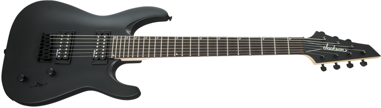 Jackson JS Series Dinky Arch Top JS22-7 DKA HT, Amaranth Fingerboard, Satin Black